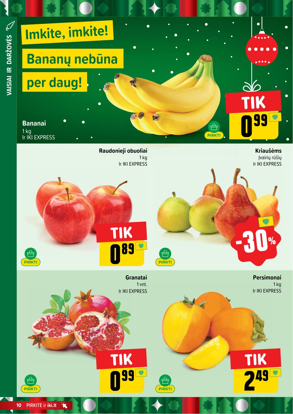 Iki - IKI akcijų leidinys 10 puslapis