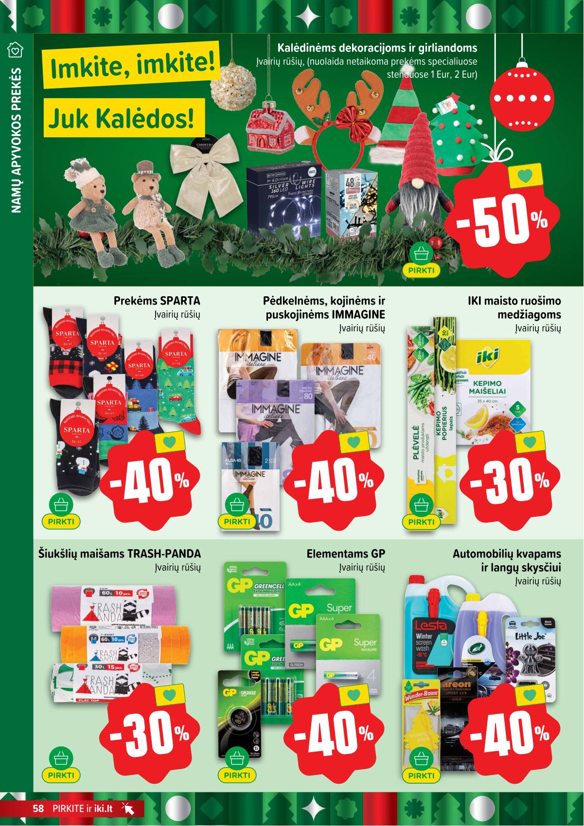 Iki - IKI akcijų leidinys 58 puslapis