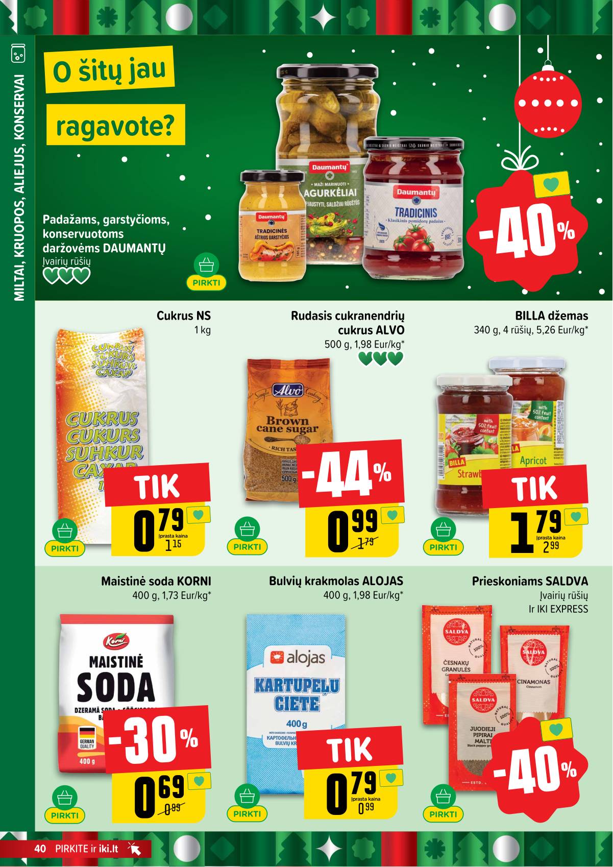 Iki - IKI akcijų leidinys 40 puslapis