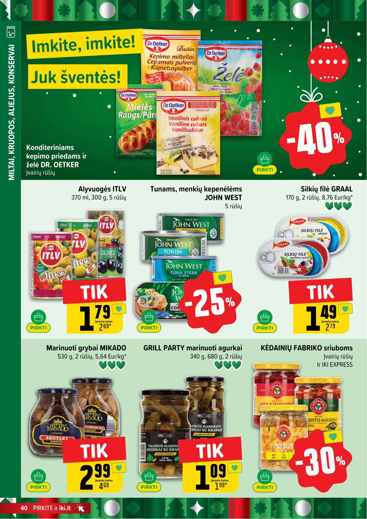 Iki - IKI akcijų leidinys 40 puslapis