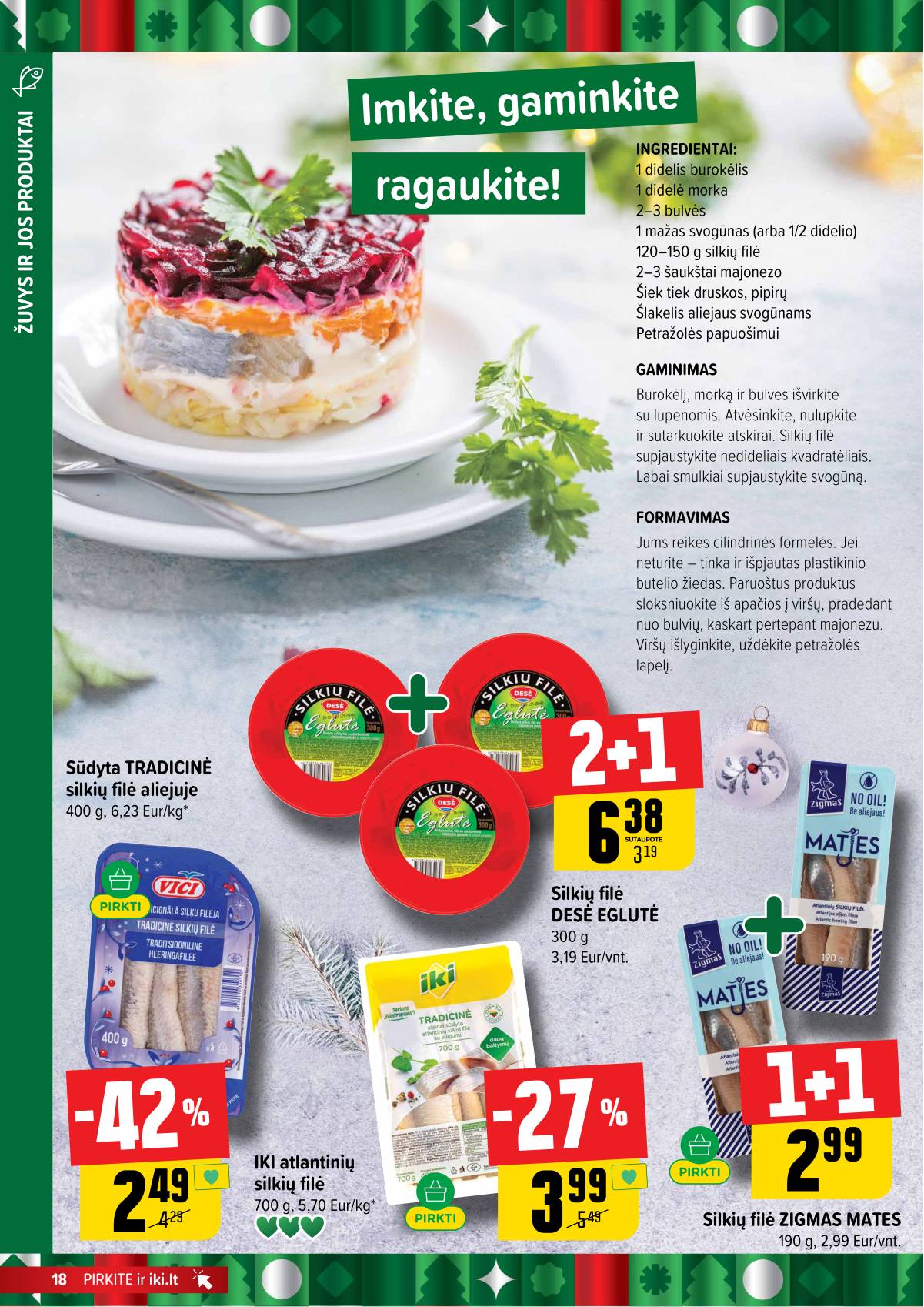 Iki - IKI akcijų leidinys 18 puslapis