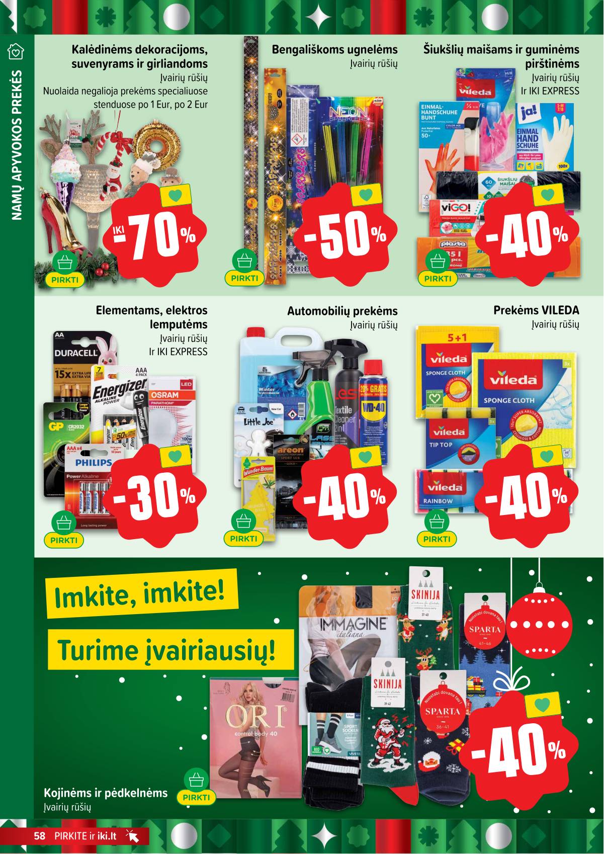 Iki - IKI akcijų leidinys 58 puslapis