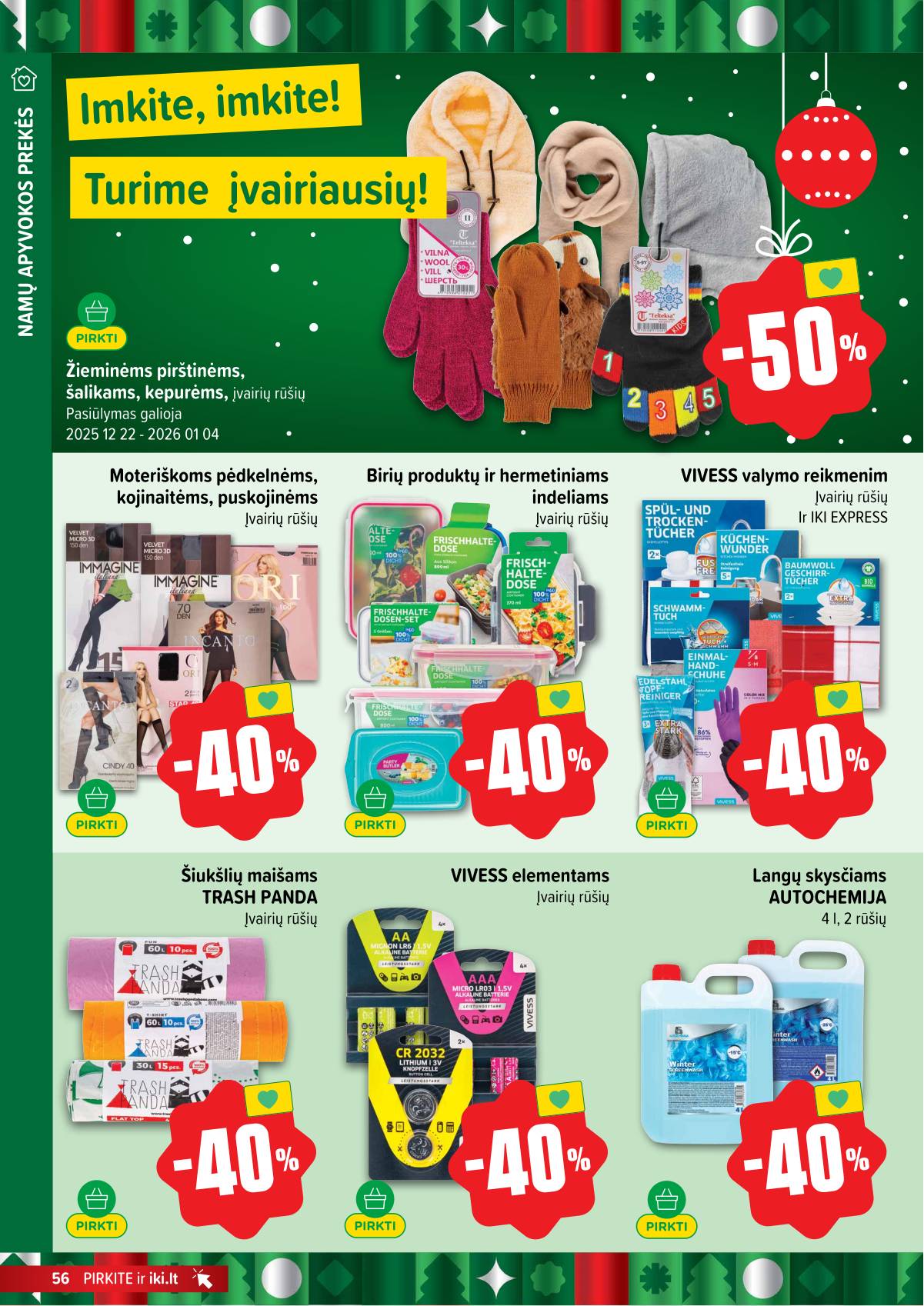 Iki - IKI akcijų leidinys 56 puslapis