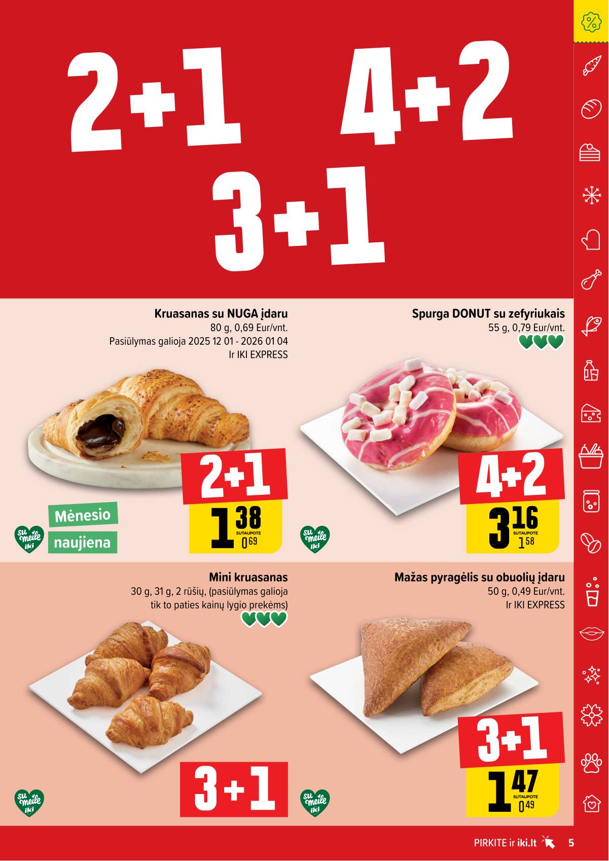 Iki - "IKI" 1+1 nuolaidų leidinys "Daugiau yra pigiau" 5 puslapis