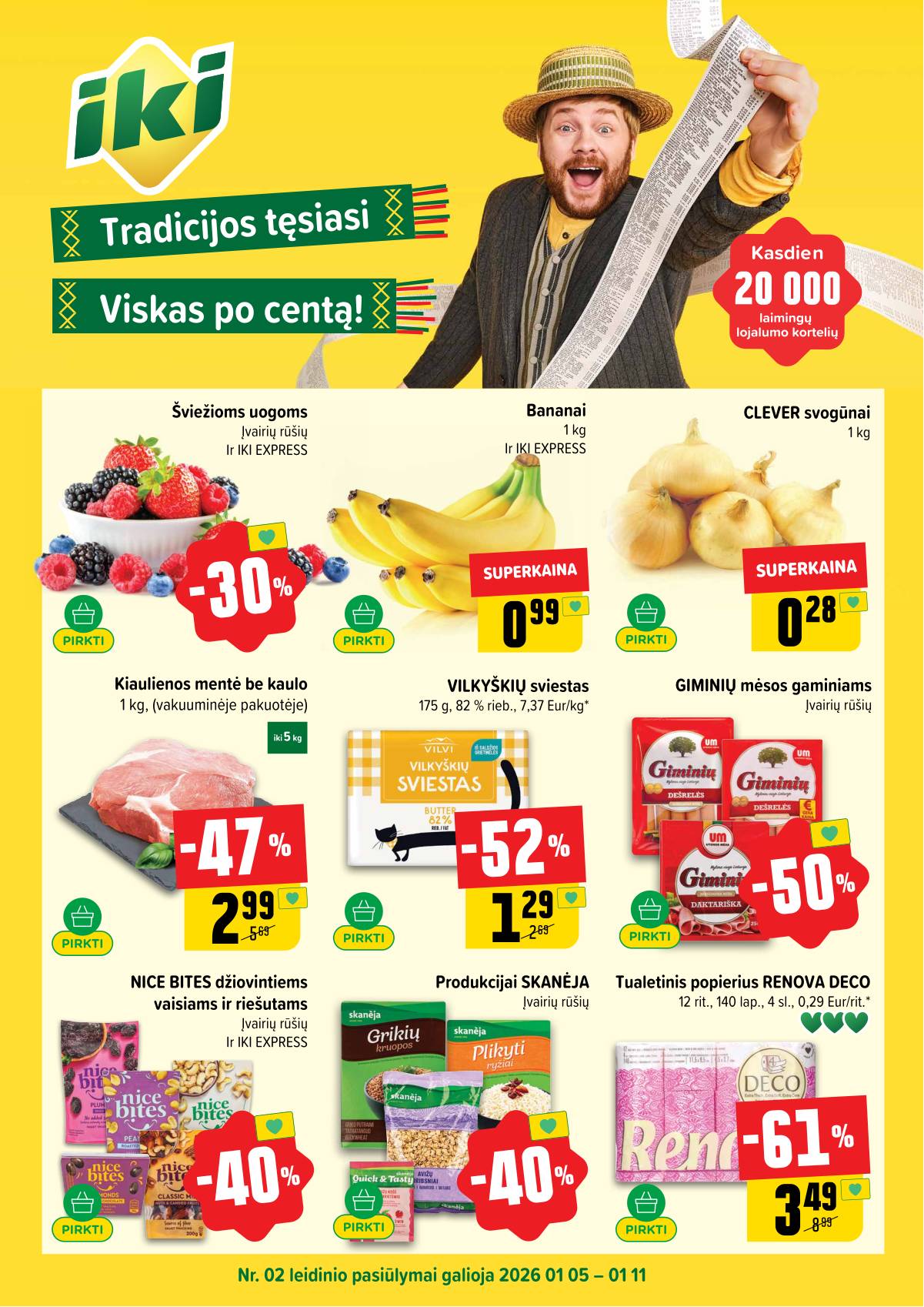 Iki - IKI akcijų leidinys 1 puslapis