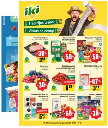 Iki - IKI akcijų leidinys 2026-01-12 – 2026-01-18