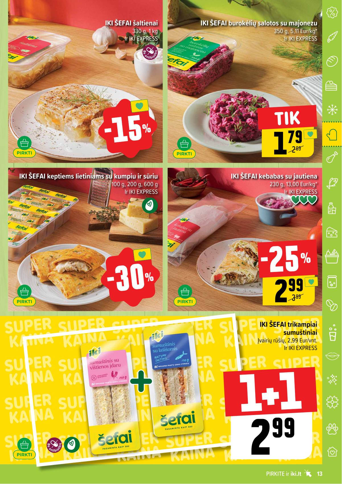 Iki - IKI akcijų leidinys 13 puslapis