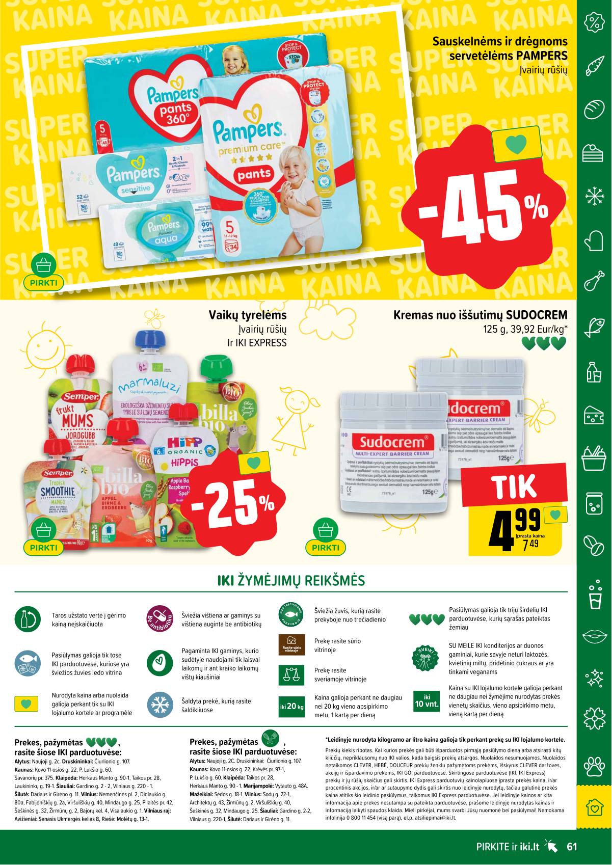 Iki - IKI akcijų leidinys 61 puslapis