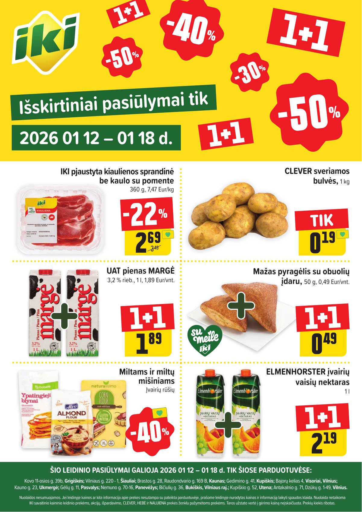 Iki - Specialūs pasiūlymai IKI parduotuvės klientams 1 puslapis