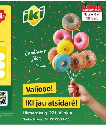 Iki - Specialūs pasiūlymai IKI Pikas parduotuvės klientams 2026-01-15 – 2026-01-18