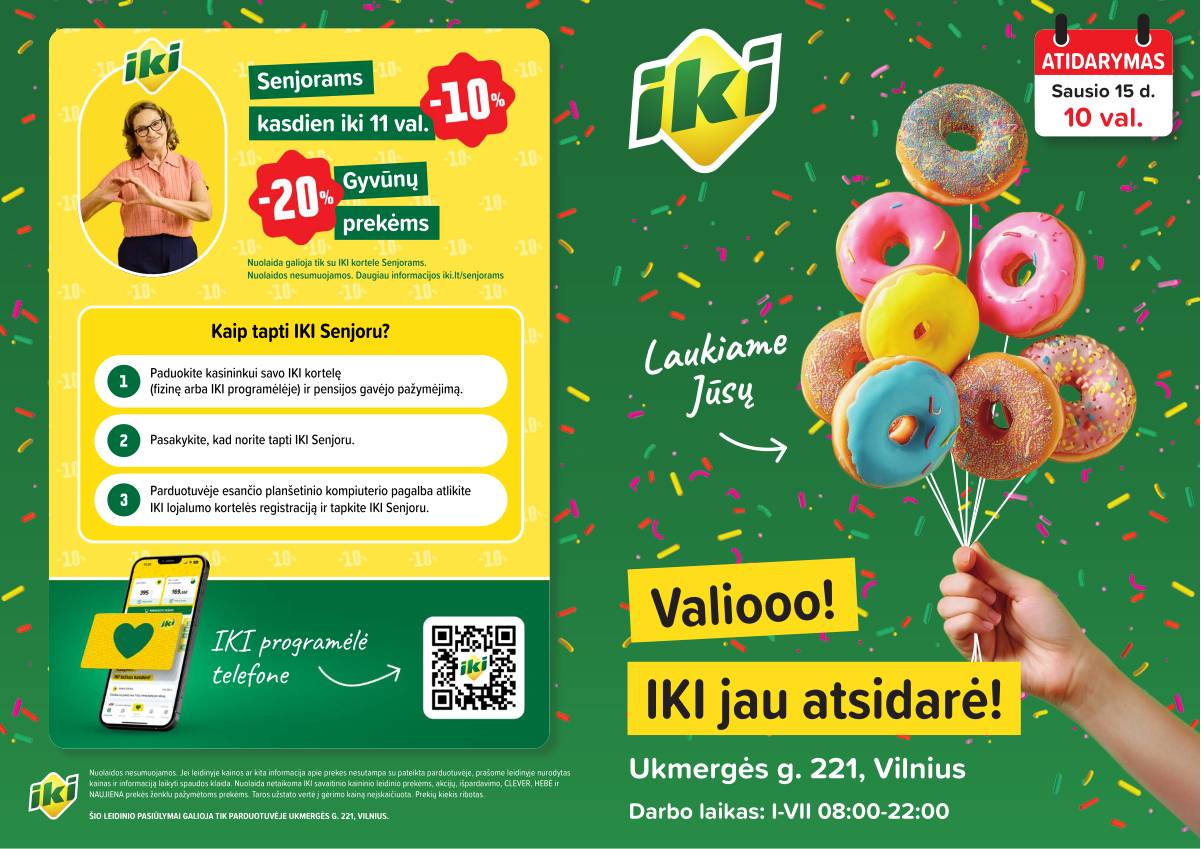 Iki - Specialūs pasiūlymai IKI Pikas parduotuvės klientams 1 puslapis