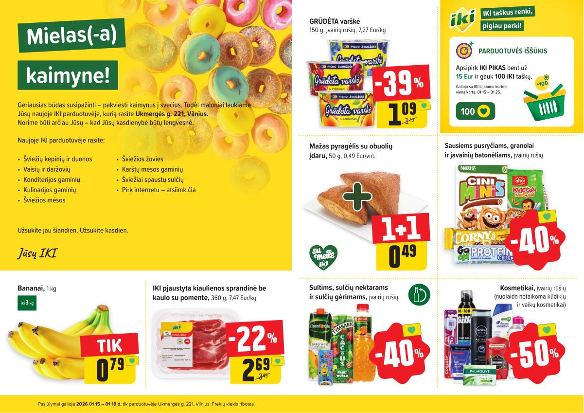 Iki - Specialūs pasiūlymai IKI Pikas parduotuvės klientams 2 puslapis