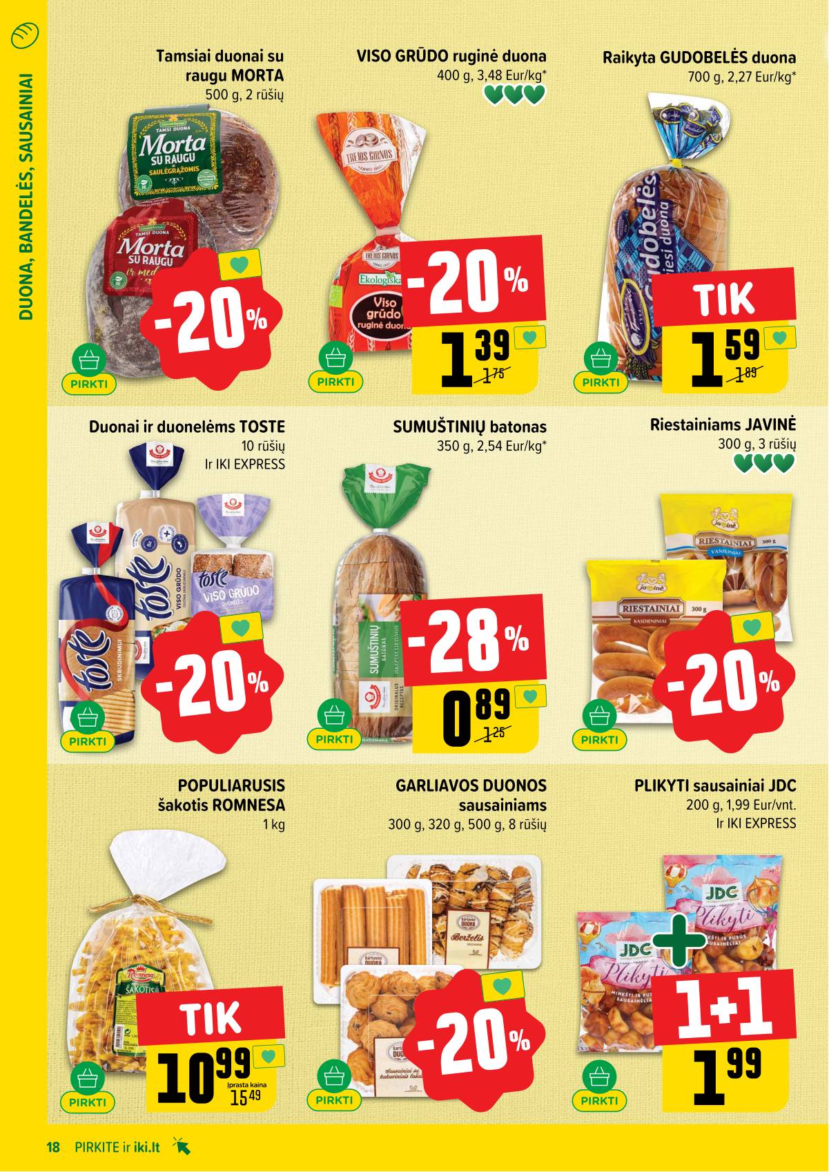 Iki - IKI akcijų leidinys 18 puslapis