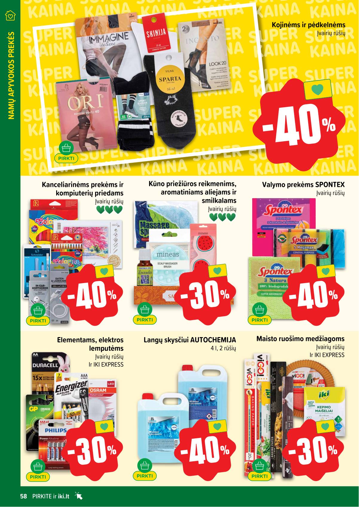 Iki - IKI akcijų leidinys 58 puslapis