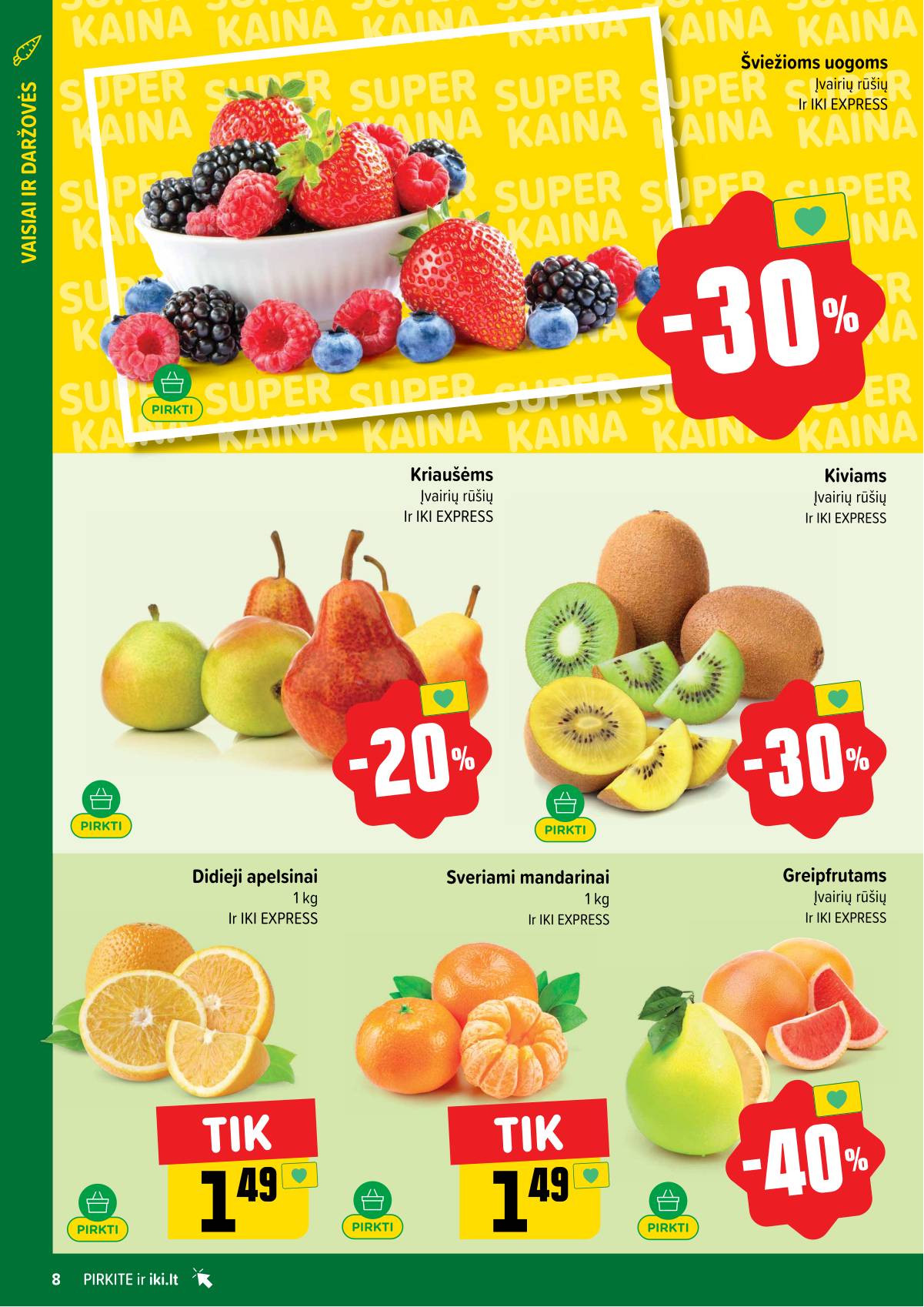 Iki - IKI akcijų leidinys 8 puslapis