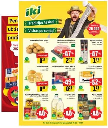 Iki - IKI akcijų leidinys 2026-01-26 – 2026-02-01