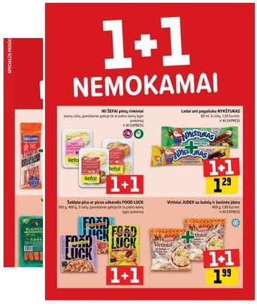 Iki - "IKI" 1+1 nuolaidų leidinys "Daugiau yra pigiau" 2026-01-26 – 2026-02-01