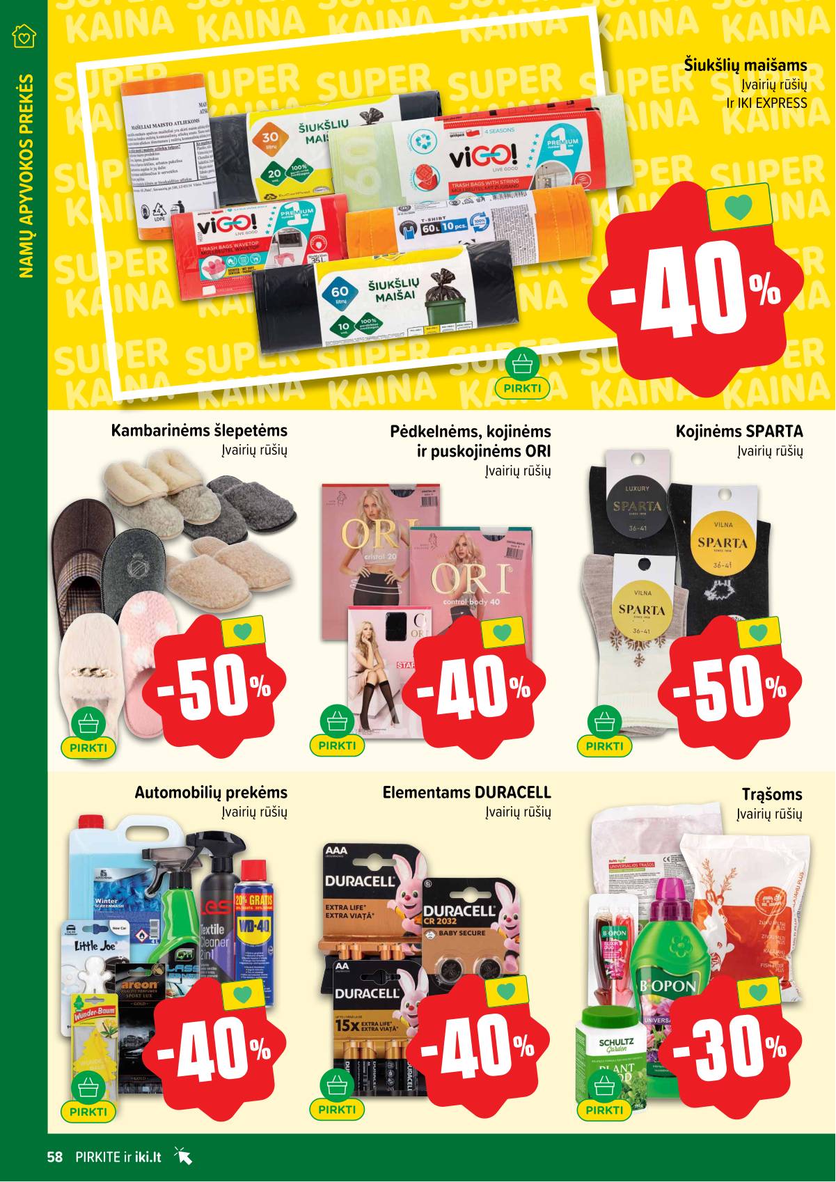 Iki - IKI akcijų leidinys 58 puslapis