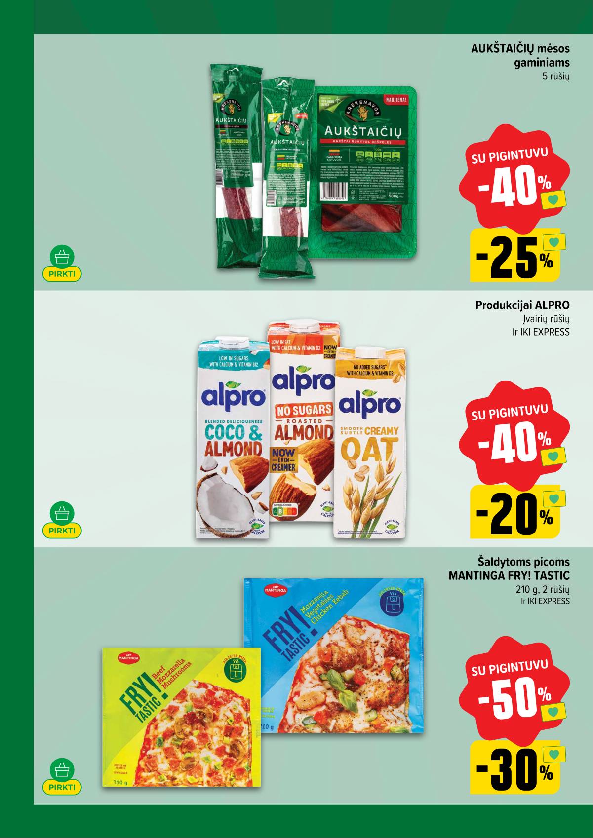 Iki - "IKI" akcijų leidinukas "Taupymo žaidynės" 2 puslapis