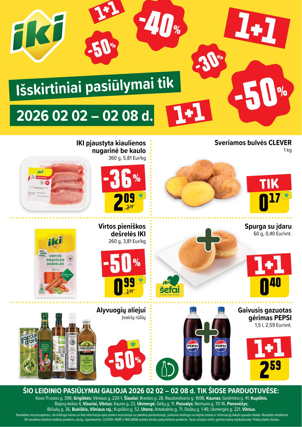 Iki - Specialūs pasiūlymai IKI parduotuvės klientams 1 puslapis