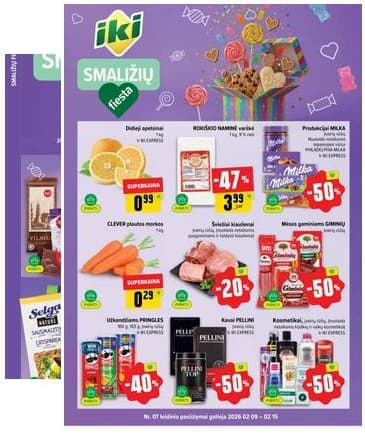 Iki - IKI akcijų leidinys 2026-02-09 – 2026-02-15