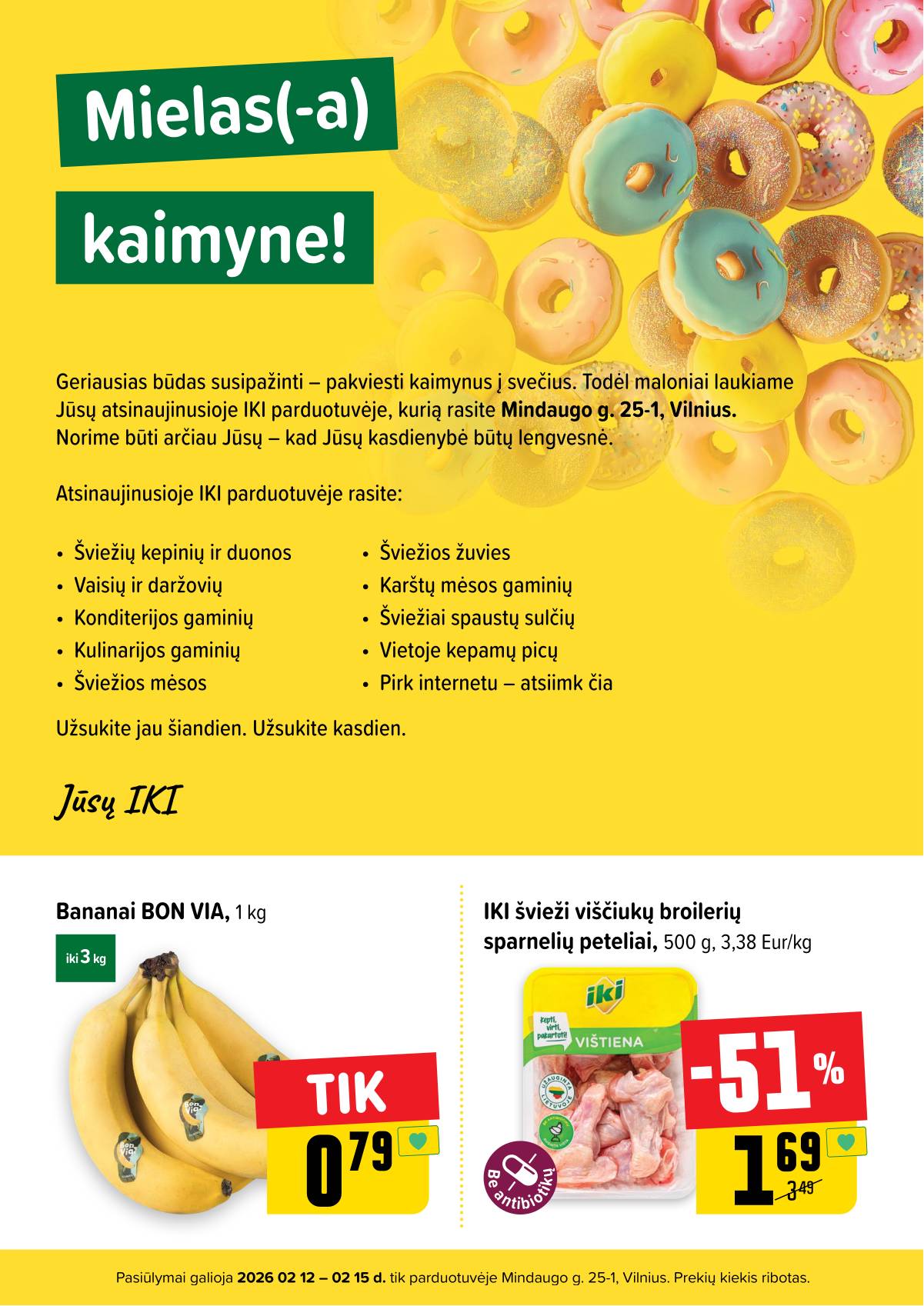 Iki - Specialūs pasiūlymai IKI Mindaugo parduotuvės klientams 2 puslapis