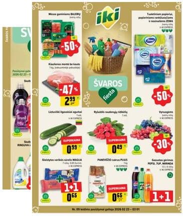 Iki - IKI akcijų leidinys 2026-02-23 – 2026-03-01