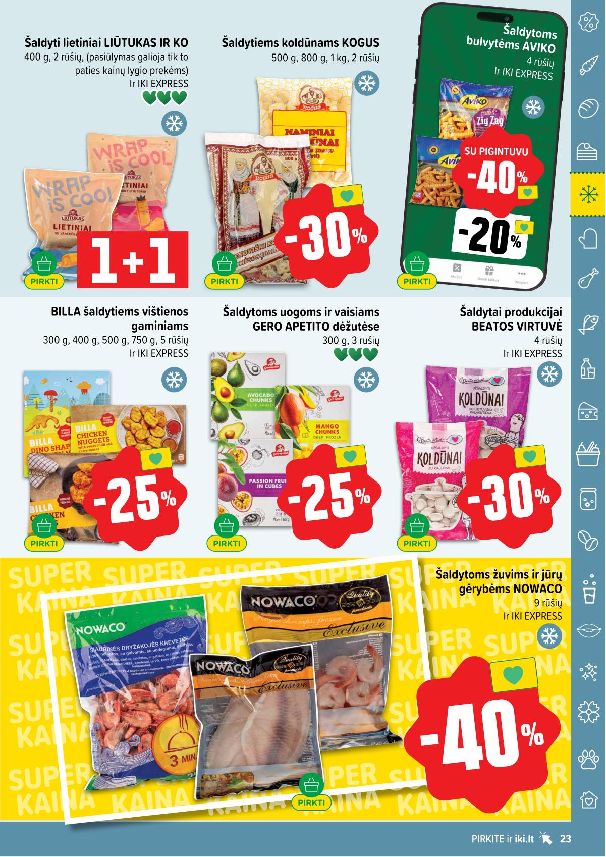 Iki - IKI akcijų leidinys 23 puslapis