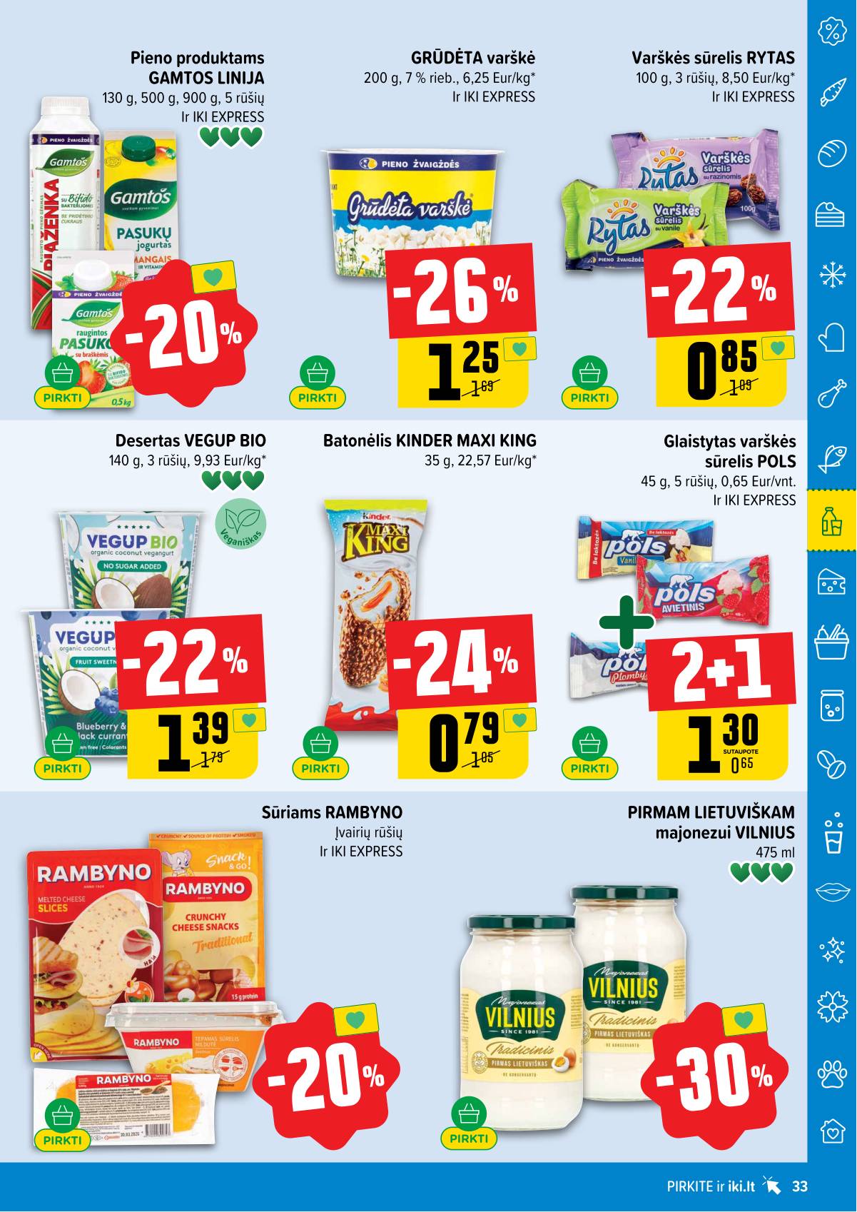 Iki - IKI akcijų leidinys 33 puslapis