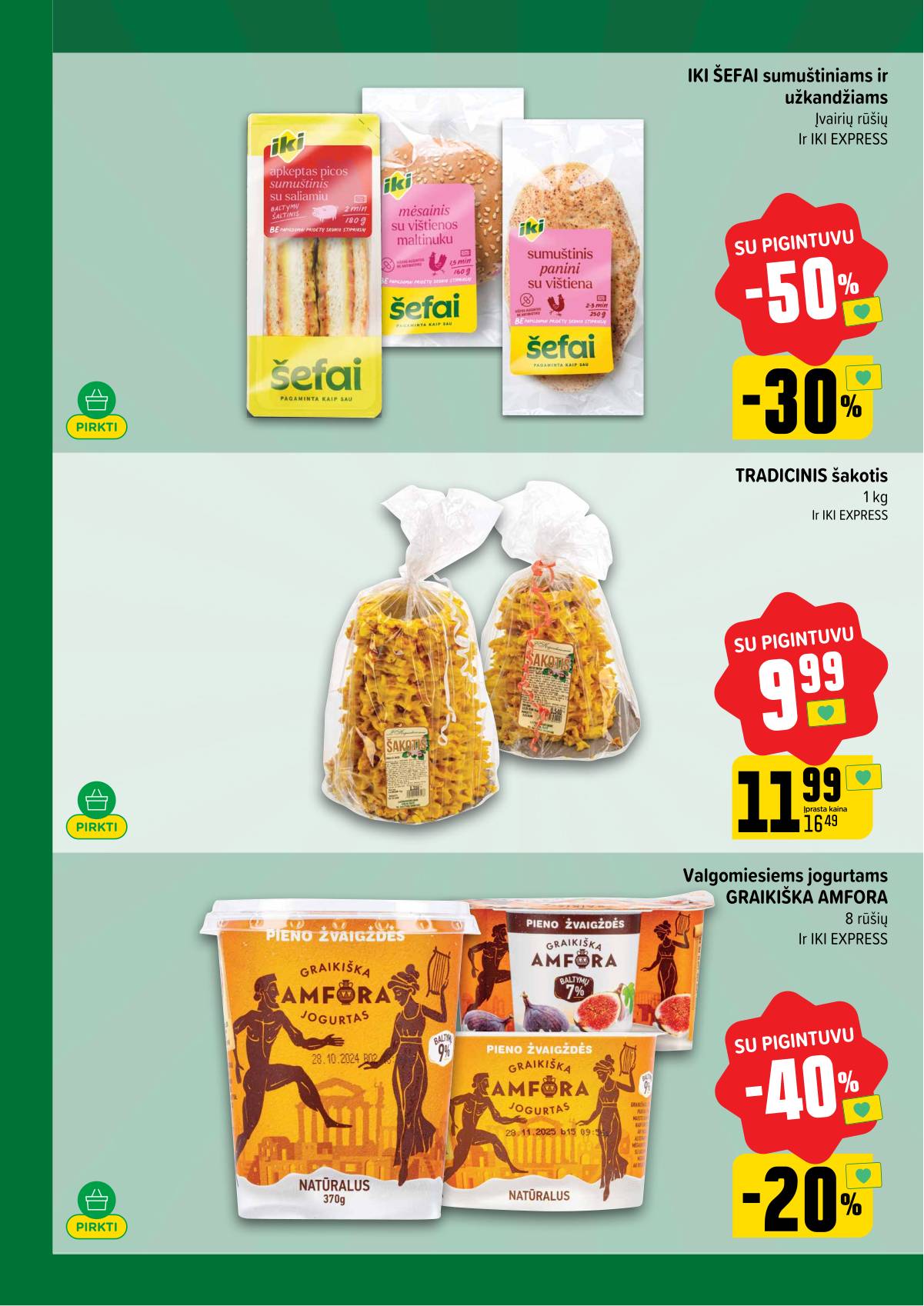 Iki - "IKI" akcijų leidinukas "Taupymo žaidynės" 2 puslapis