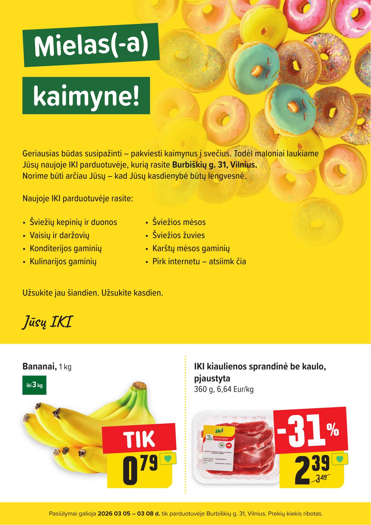 Iki - Specialūs pasiūlymai IKI Burbiškių parduotuvės klientams 2 puslapis