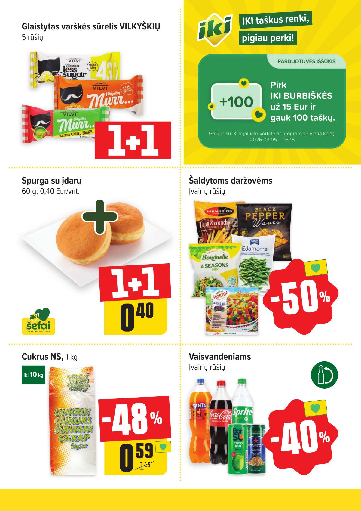 Iki - Specialūs pasiūlymai IKI Burbiškių parduotuvės klientams 3 puslapis