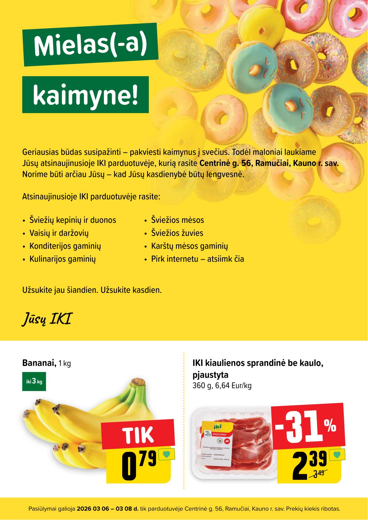 Iki - Specialūs pasiūlymai IKI Ramučiai parduotuvės klientams 2 puslapis