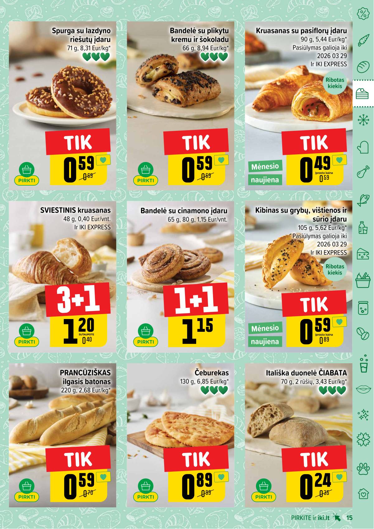 Iki - IKI akcijų leidinys 15 puslapis