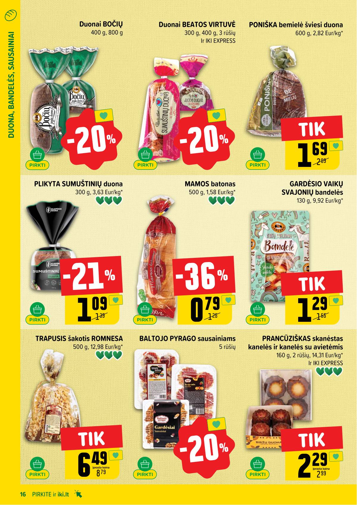 Iki - IKI akcijų leidinys 16 puslapis