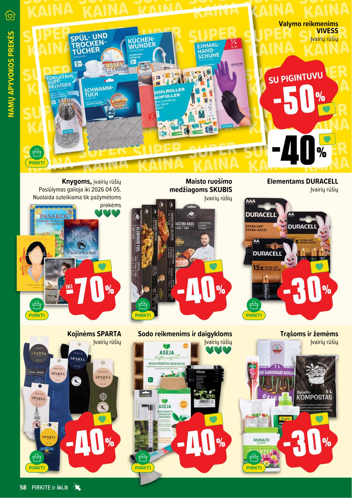 Iki - IKI akcijų leidinys 58 puslapis