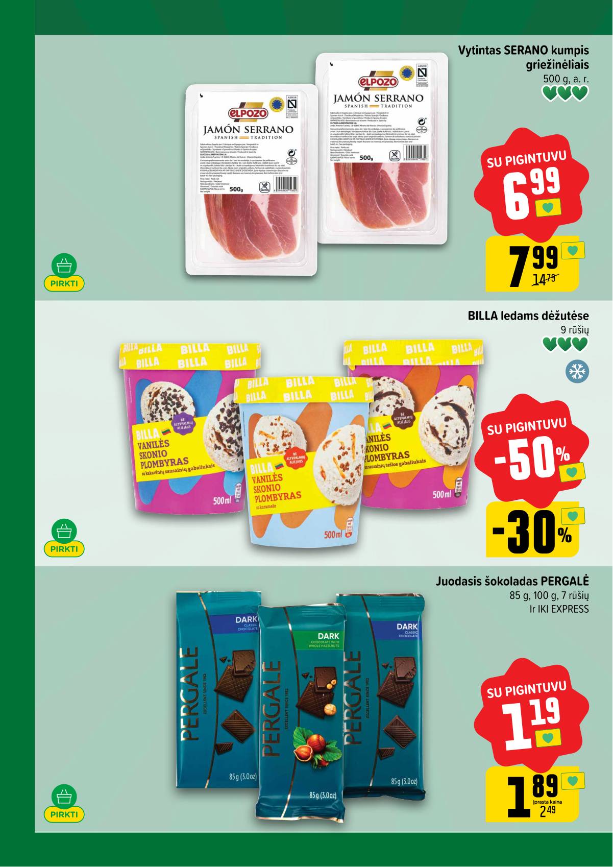 Iki - "IKI" akcijų leidinukas "Taupymo žaidynės" 2 puslapis