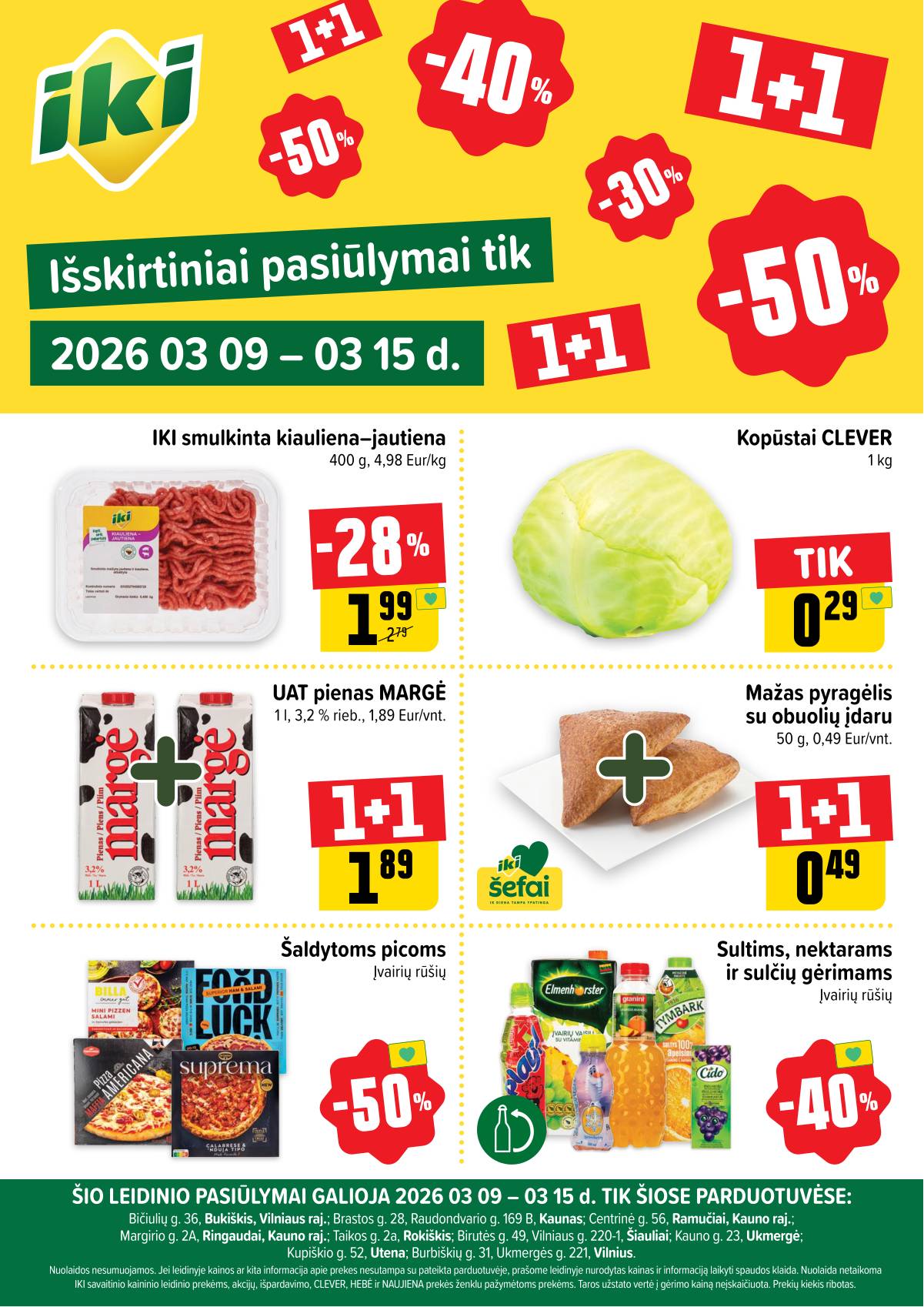 Iki - Specialūs pasiūlymai IKI parduotuvės klientams 1 puslapis