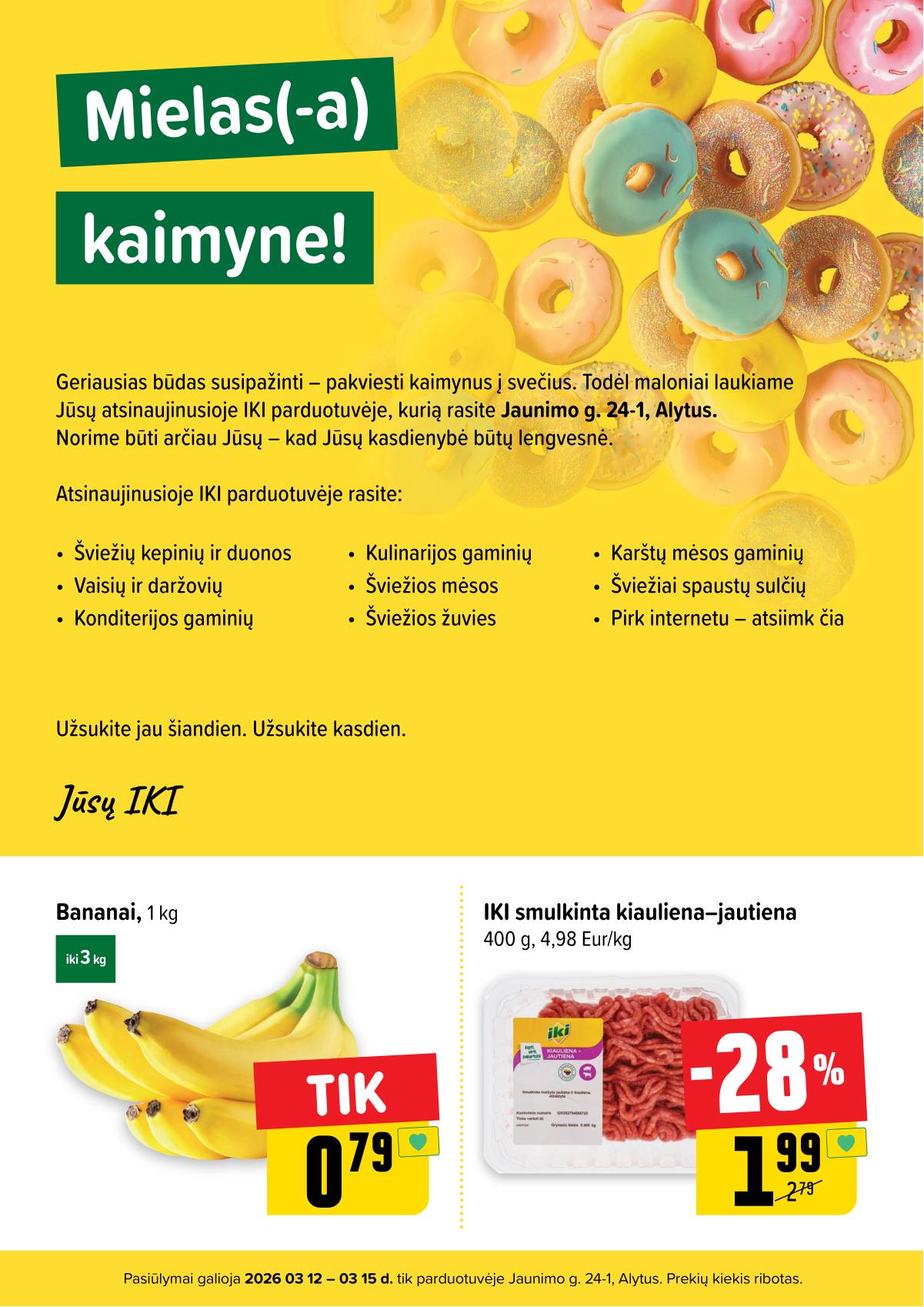 Iki - Specialūs pasiūlymai IKI Vidzgiris parduotuvės klientams 2 puslapis