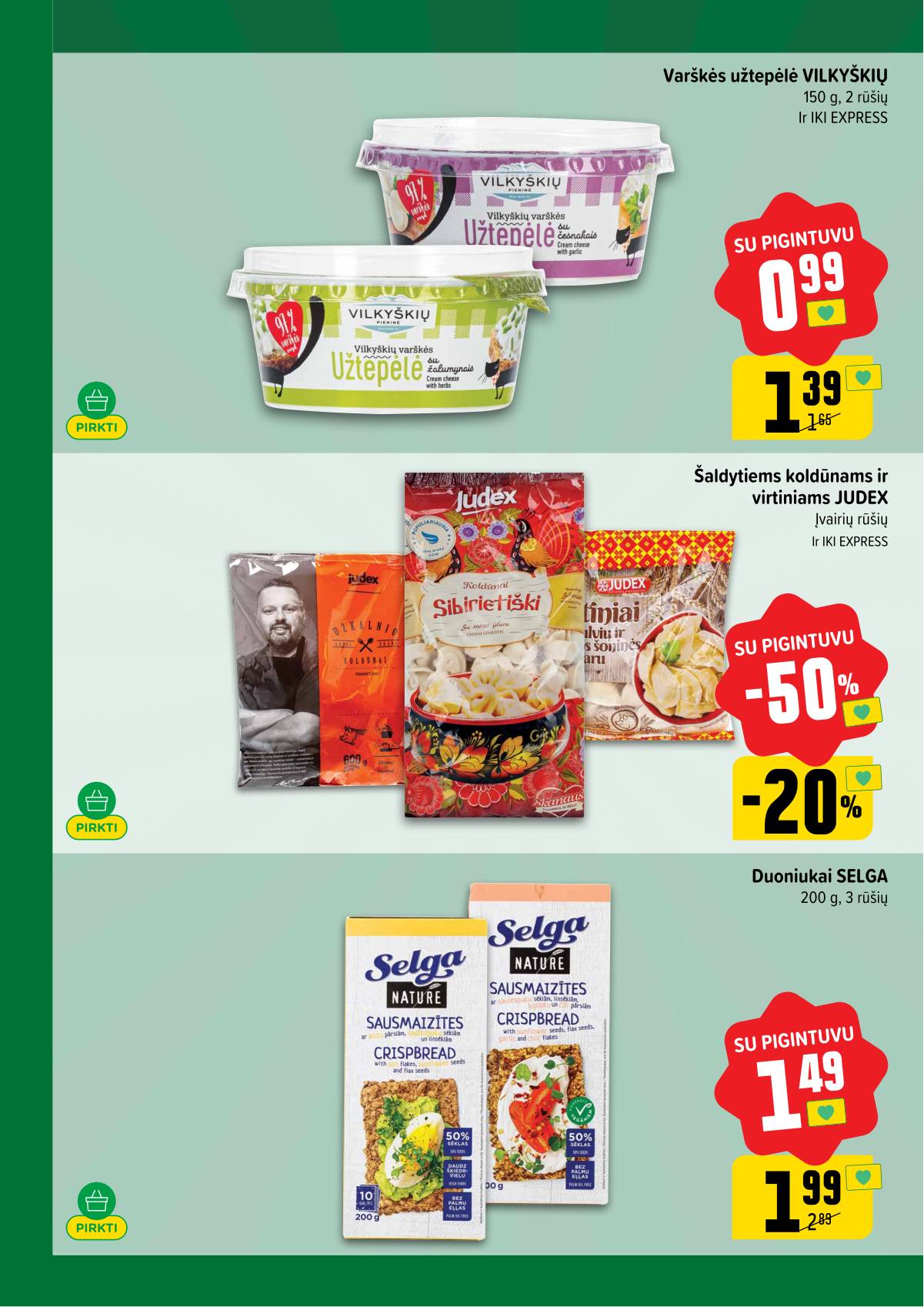 Iki - "IKI" akcijų leidinukas "Taupymo žaidynės" 2 puslapis