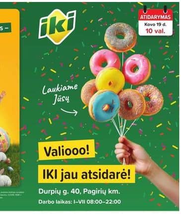 Iki - Specialūs pasiūlymai IKI Pagiriai parduotuvės klientams 2026-03-19 – 2026-03-22