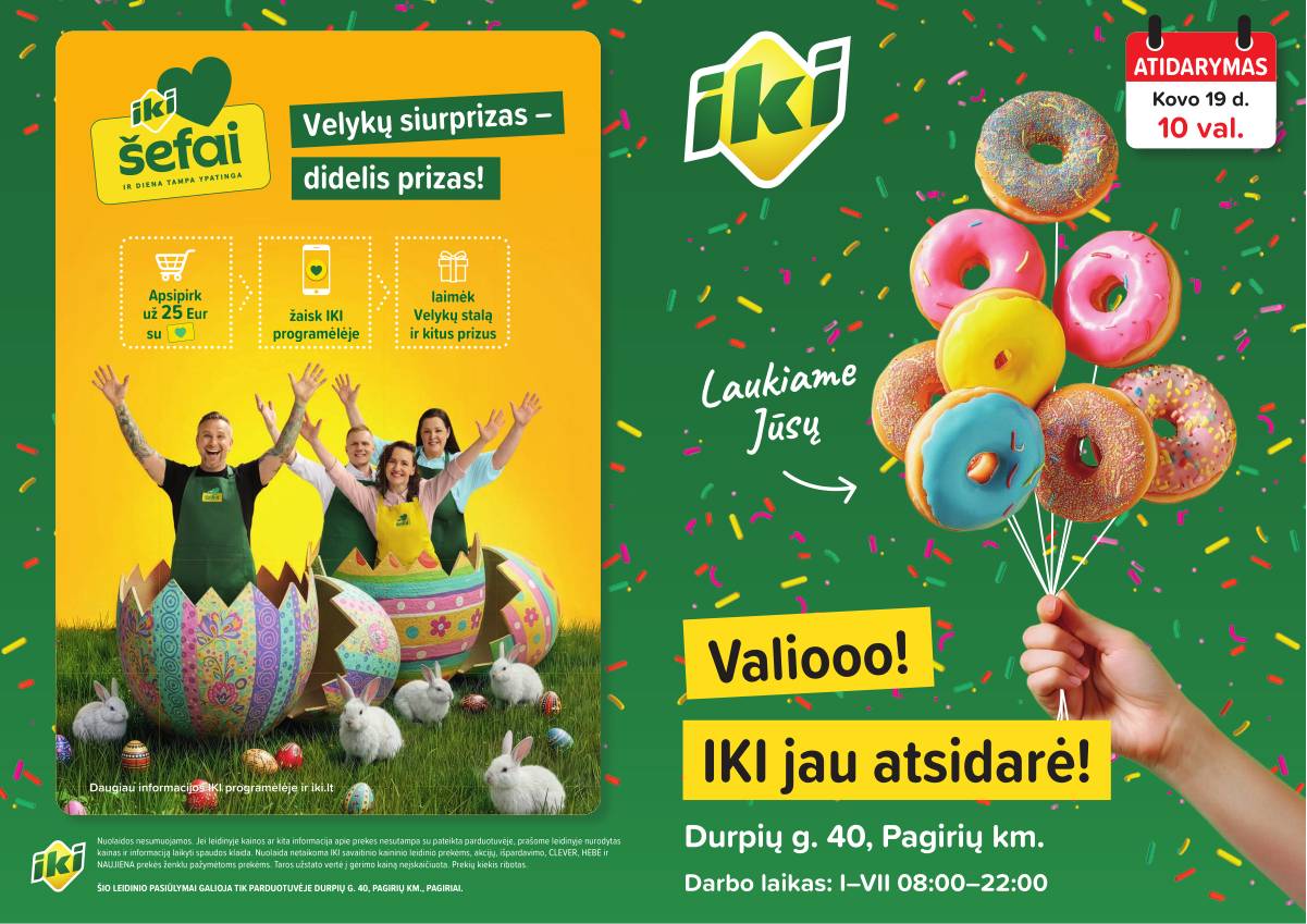Iki - Specialūs pasiūlymai IKI Pagiriai parduotuvės klientams 1 puslapis