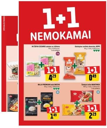 Iki - "IKI" 1+1 nuolaidų leidinys "Daugiau yra pigiau" 2026-03-30 – 2026-04-04