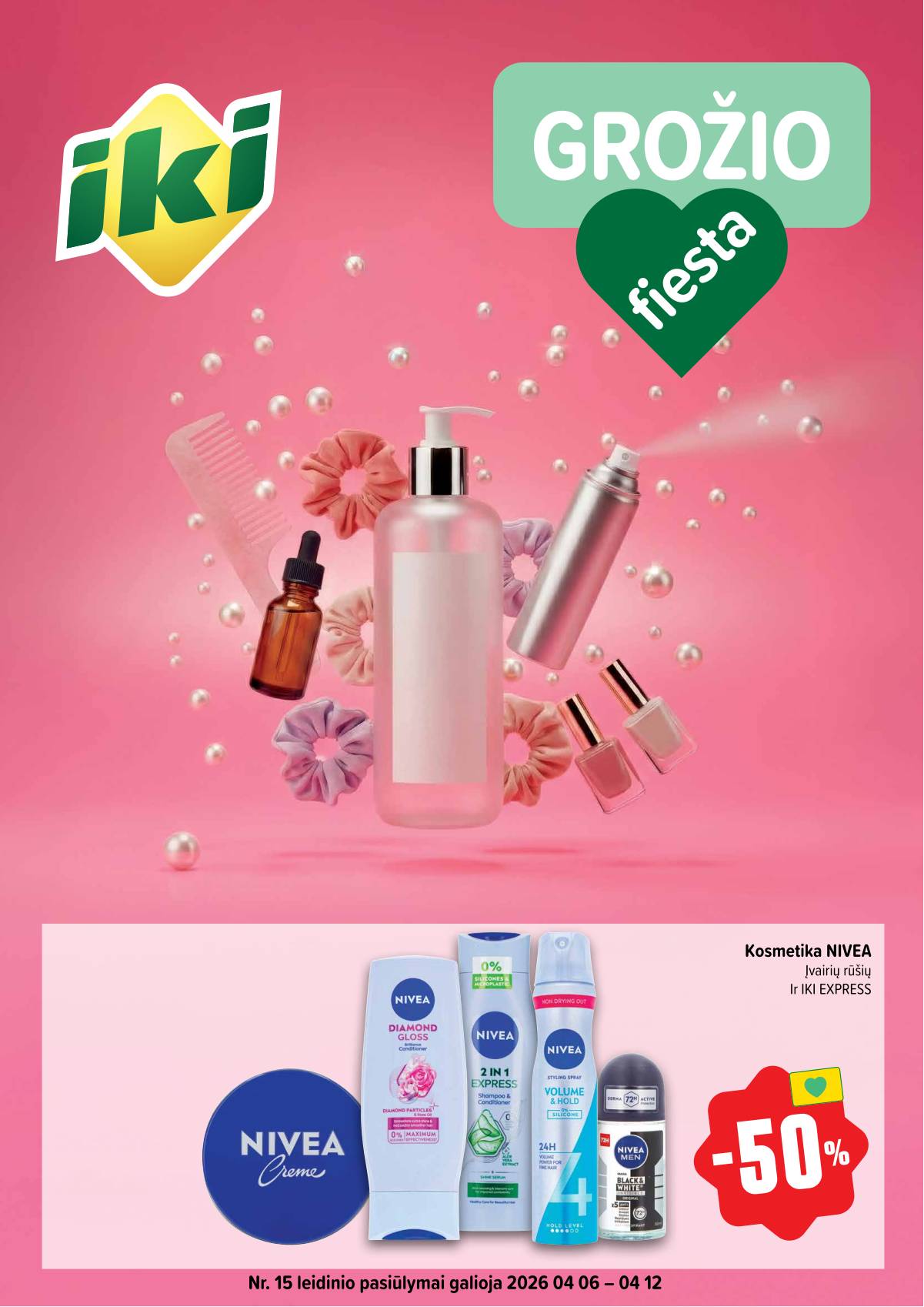 Iki - Grožio fiesta 1 puslapis