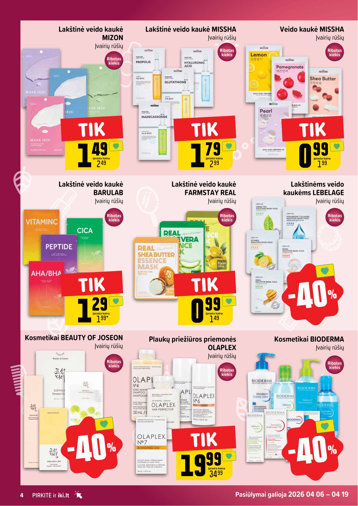 Iki - Grožio fiesta 4 puslapis