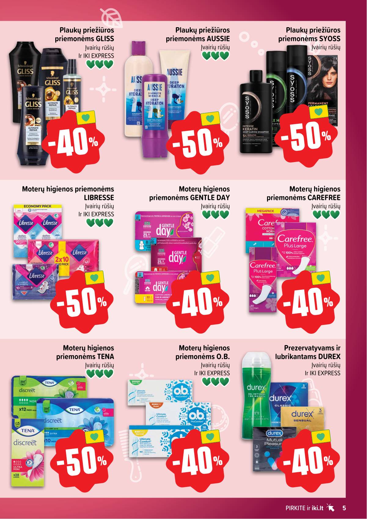 Iki - Grožio fiesta 5 puslapis