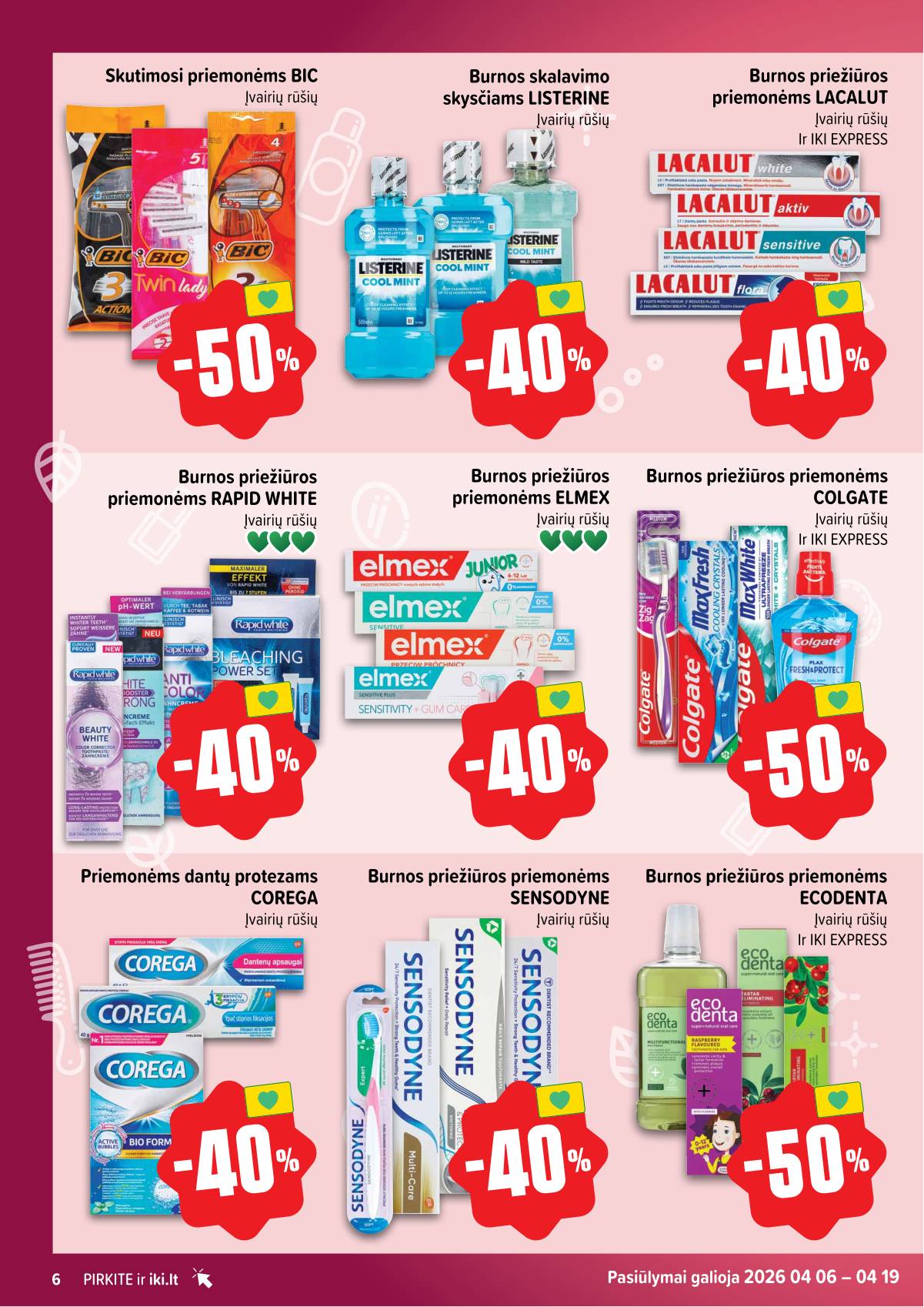 Iki - Grožio fiesta 6 puslapis