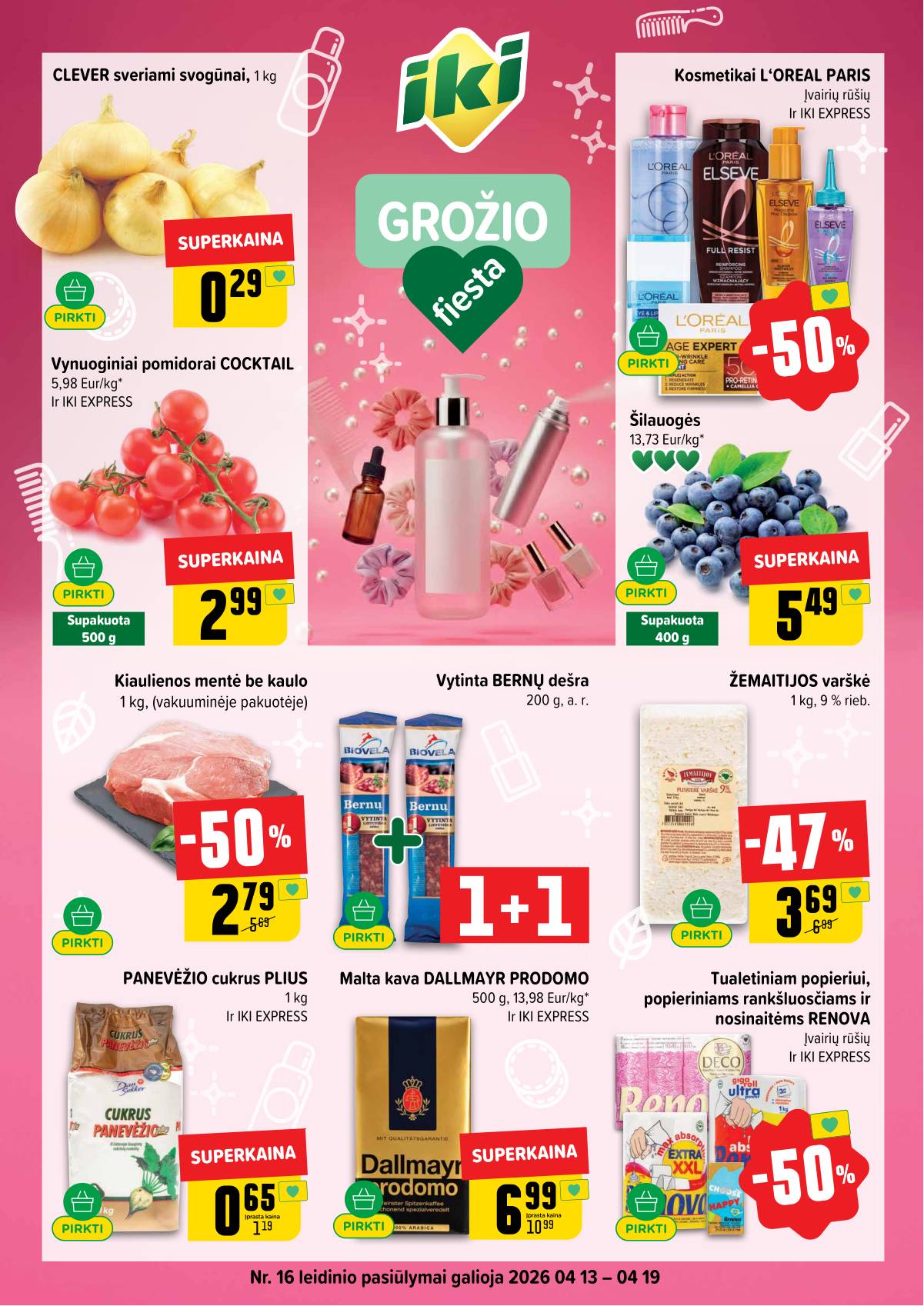 Iki - IKI akcijų leidinys 1 puslapis