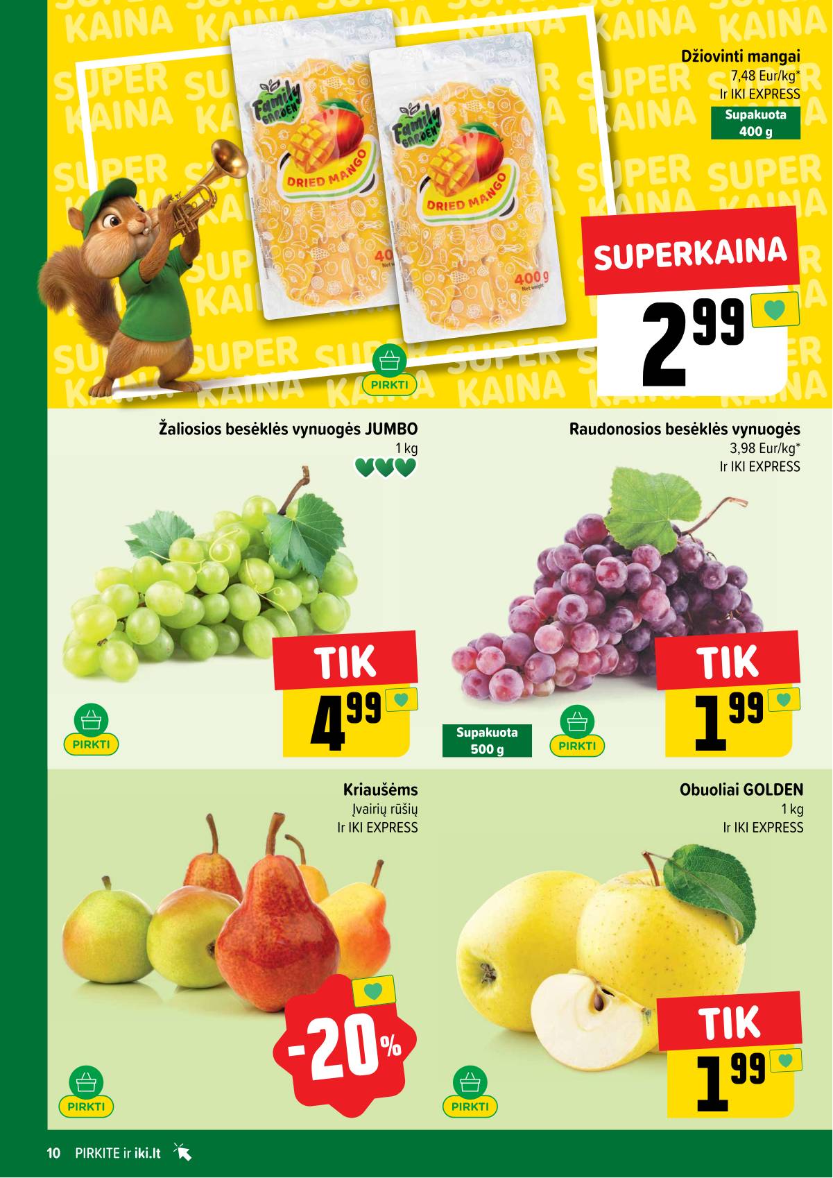 Iki - IKI akcijų leidinys 10 puslapis