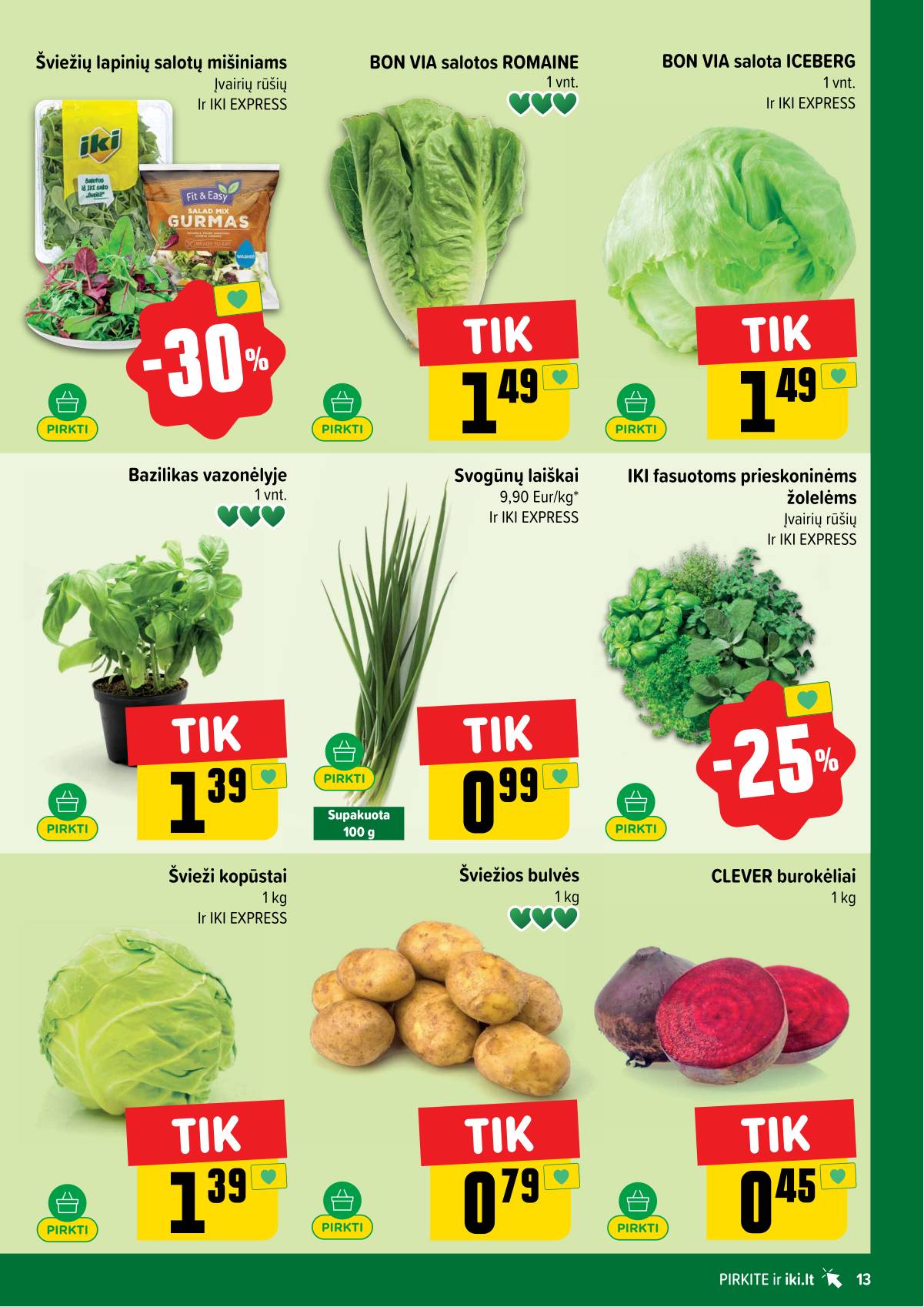 Iki - IKI akcijų leidinys 13 puslapis